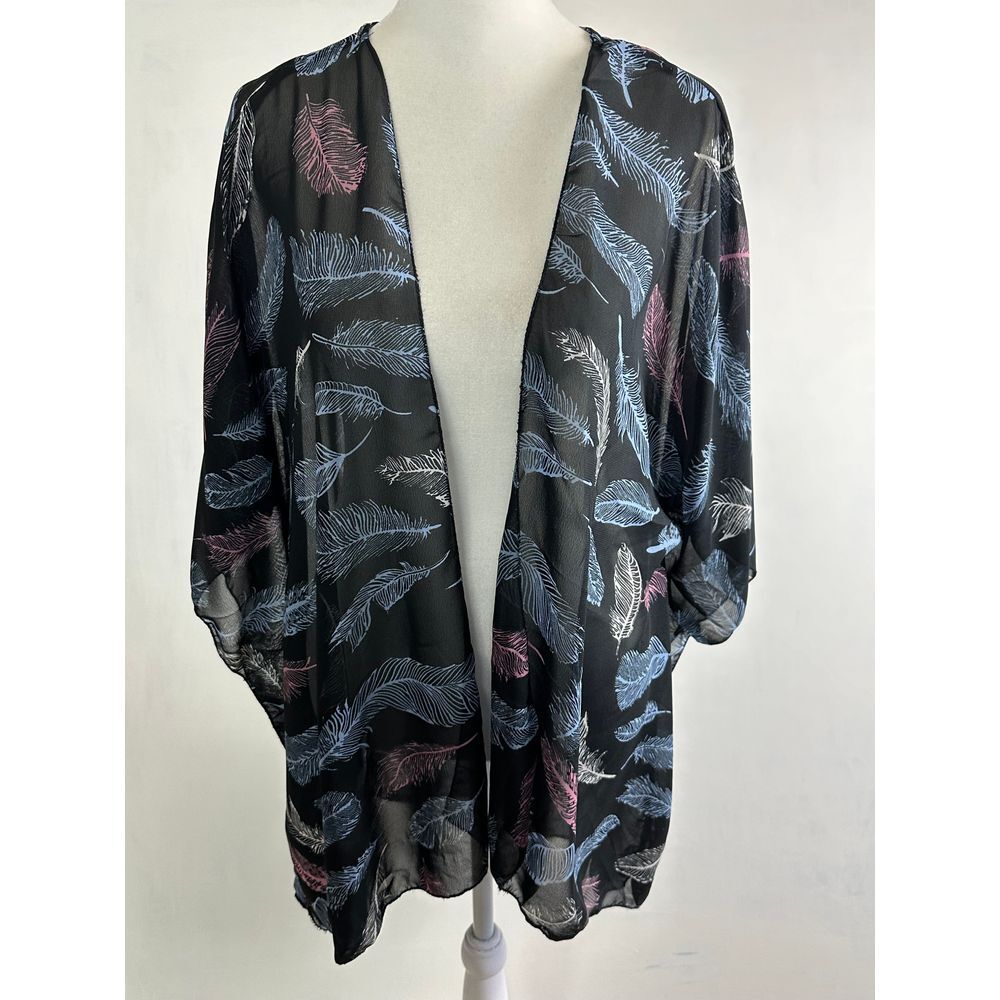 No brand Women's Feather‎ Kimono Extra Large